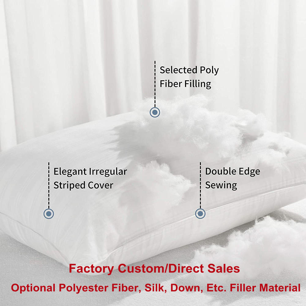 Luxury Comfortable Polyester Fiber Pillow