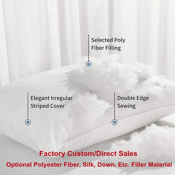 Luxury Comfortable Polyester Fiber Pillow