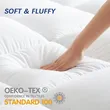Extra Thick Cooling Mattress Topper with Elastic Deep Pockets