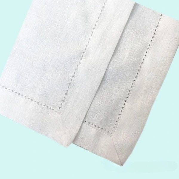 Embroidered Cotton and Linen Napkin Cloth for Weddings