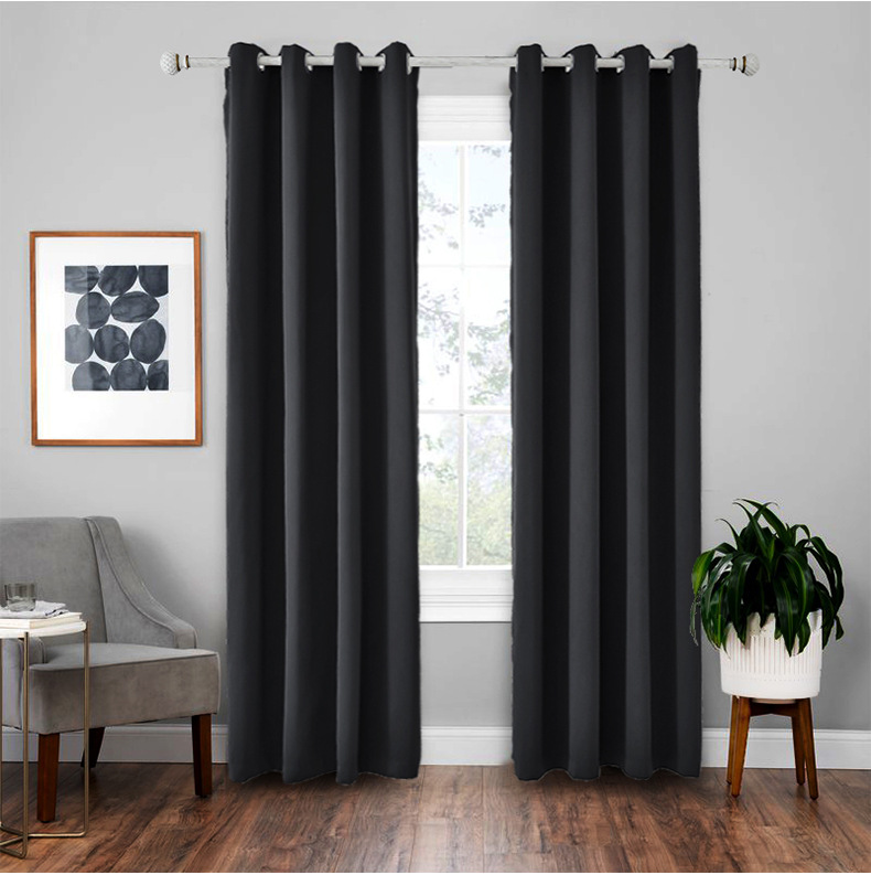 Factory Direct High Black Curtain Insulation Nordic Style Cloth