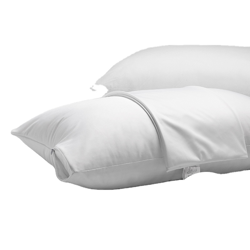 100% Waterproof Zipped Pillow Protector Case - Bed Bug & Dust Mite Proof