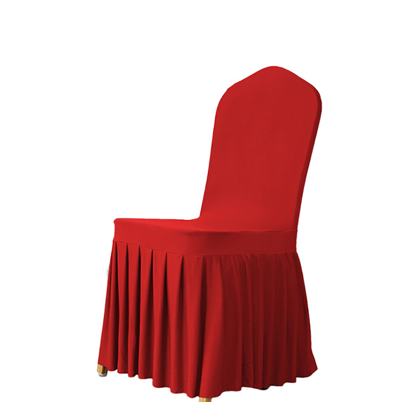 Custom Luxury White Folding Chair Covers for Weddings & Banquets