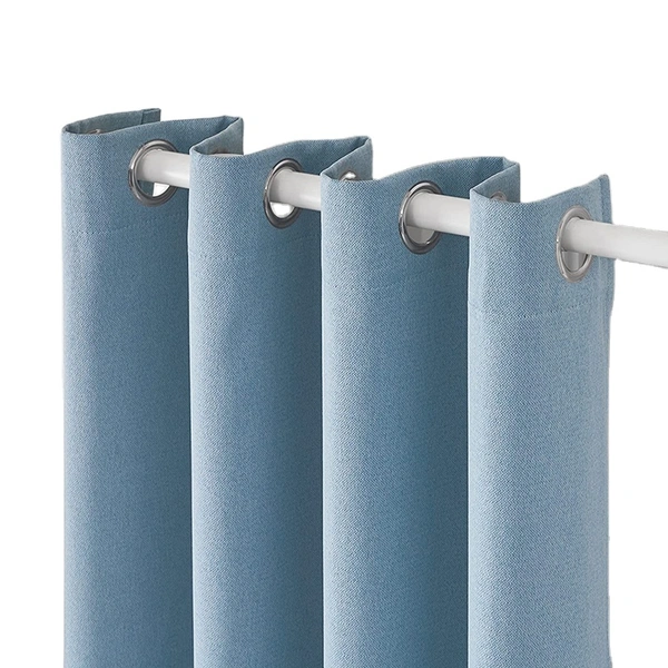 Polyester/Linen Living Room Curtains