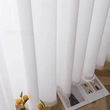 Thickened Fishtail Sheer Curtain with Fishbone Pattern