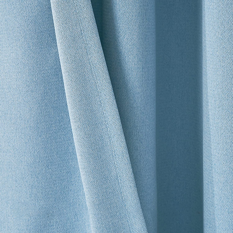 Polyester/Linen Living Room Curtains