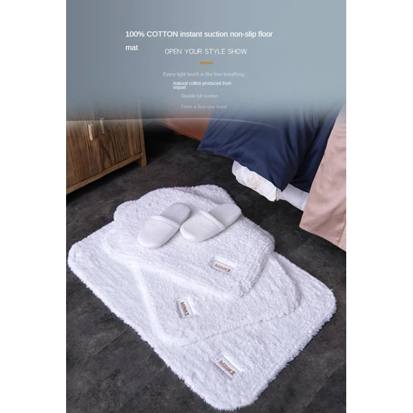 Runchao Hotel Long-Staple Cotton Bath Mat