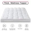 Cooling Full Mattress Topper for Deep Sleep