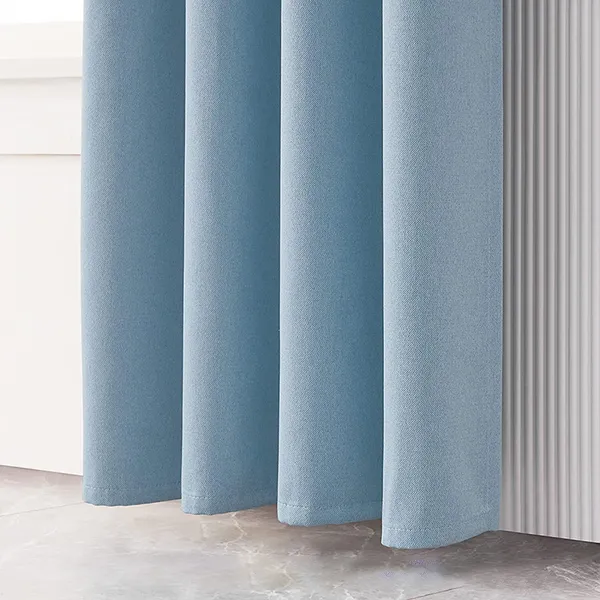 Polyester/Linen Living Room Curtains