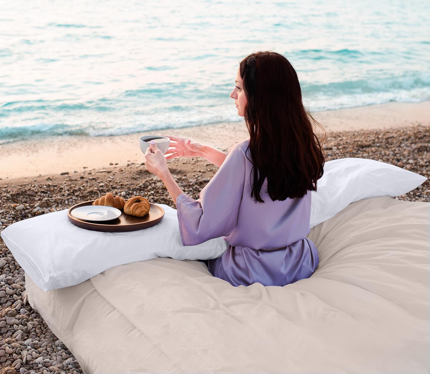 Premium Waterproof Pillow Protector (2 Pack) - Bed Bug Proof Encasement 20 x 26 Inches