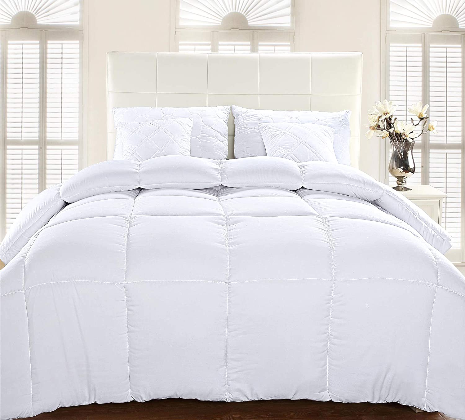 Utopia Bedding Quilted Comforter Duvet Insert with Corner Tabs