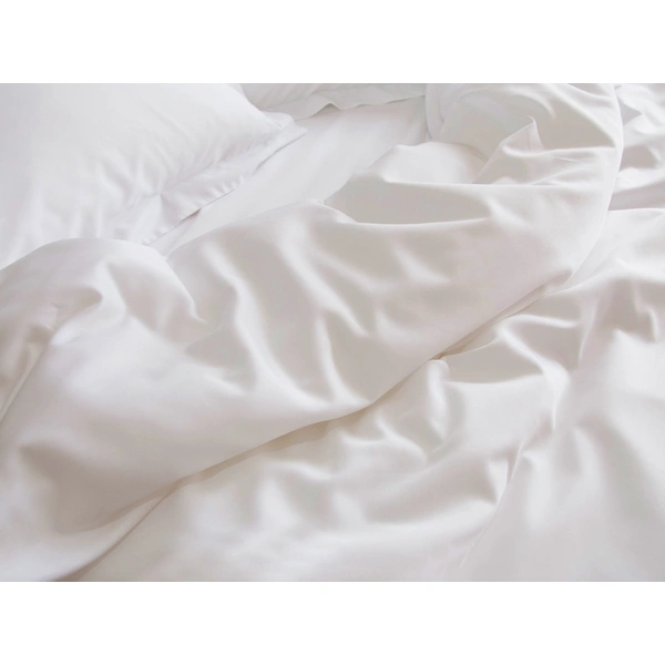 Hospital Bed Sheet Fabric T/C 50/30s Plain White