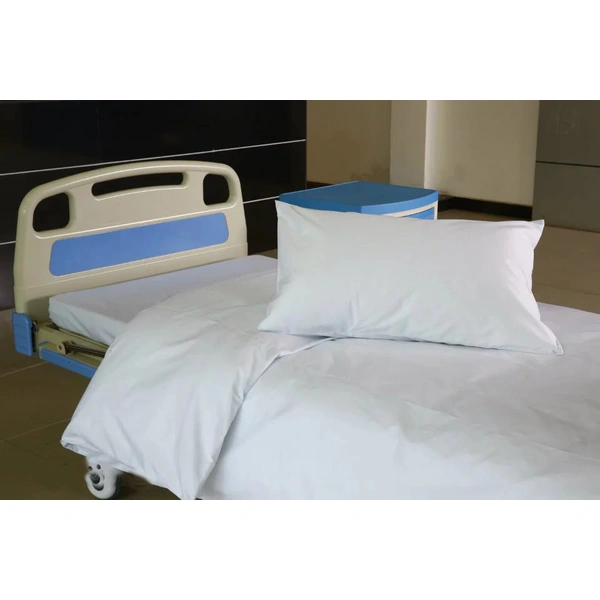 Hospital Bed Sheet Fabric T/C 50/30s Plain White
