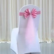 Elastic Wedding Bow-Decorative Chair Ribbon