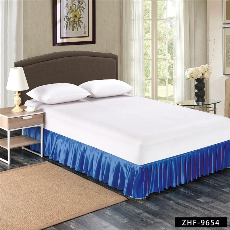 Runchao Hotel Bed Skirt Linen for Guestrooms