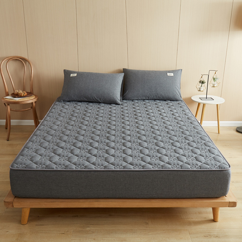 100% Cotton Waterproof Colorful Bed Sheet - Protector for All Sizes