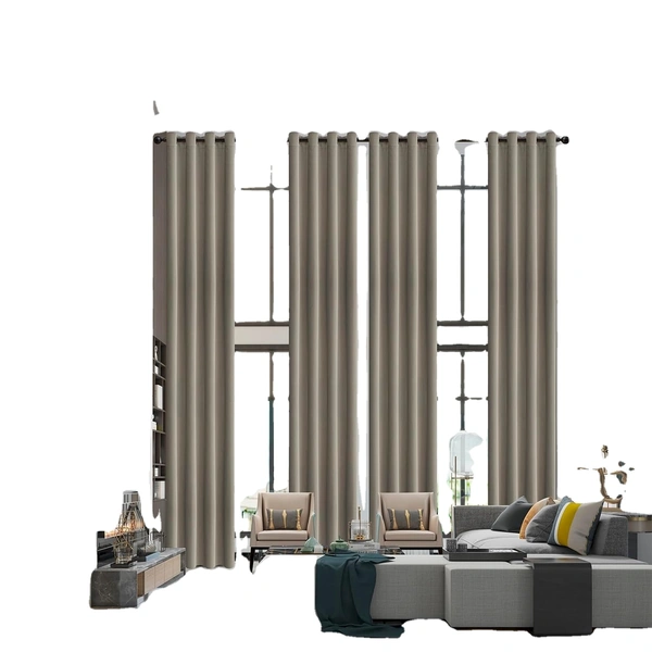 Custom Extra Long Curtains for High Ceilings - Grey Drapes