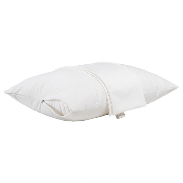 100% Waterproof Zipped Pillow Protector Case - Bed Bug & Dust Mite Proof