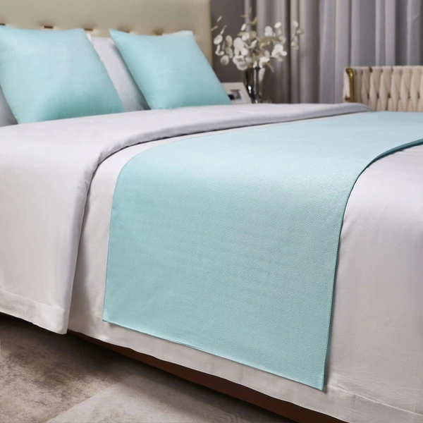 Light Luxury Solid Color Bed Runner