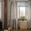 108 Inch Heavy Linen Blackout Curtain