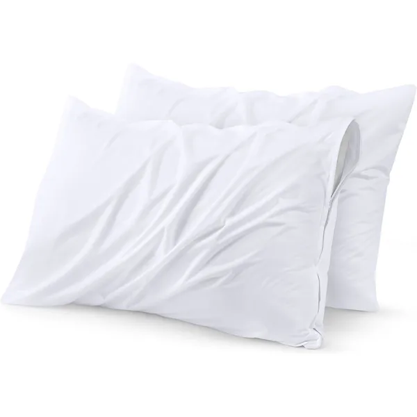 Hypoallergenic 100% Waterproof Bed Bug Pillow Protectors