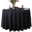 Solid Color Round Tablecloth for Events