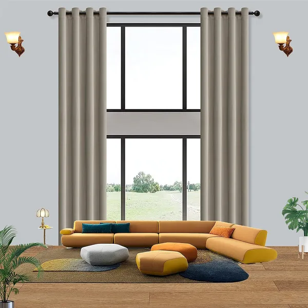 Custom Extra Long Curtains for High Ceilings - Grey Drapes