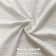 Machine Washable Pleated Waffle Weave Bed Skirt