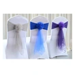 European-Style Wedding Chair Cover with Long Tail Bow