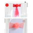 European-Style Wedding Chair Cover with Long Tail Bow