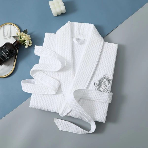 Customizable Cotton Bathrobe for Couples