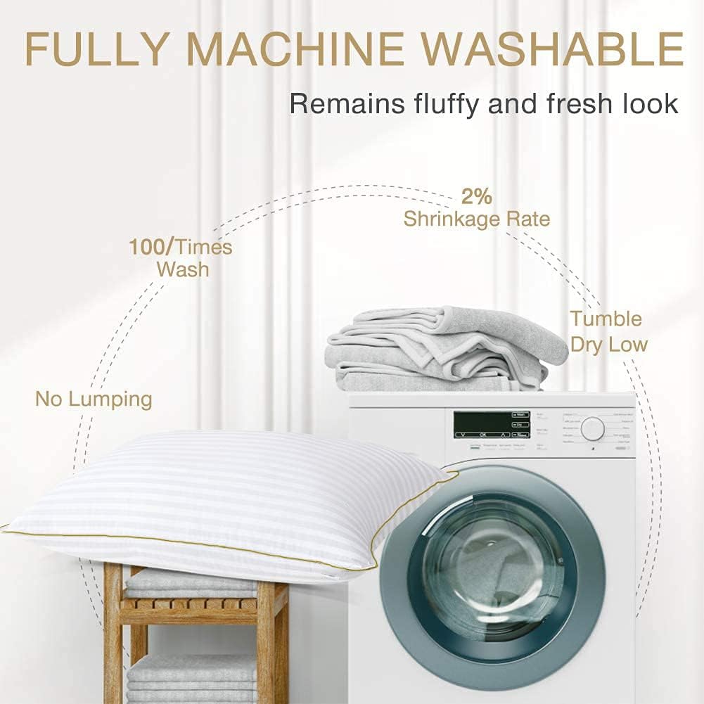 Cooling Cotton Pillow - Hotel Quality for All Sleepers