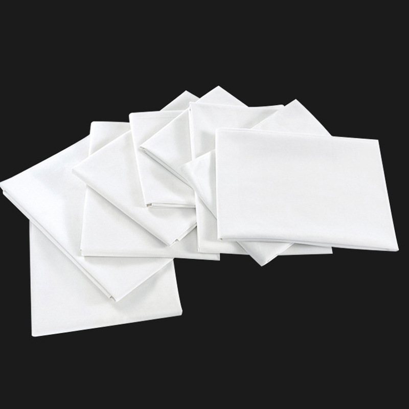 Wholesale White Cotton Bed Sheet for Hotels, Schools, and Dorms