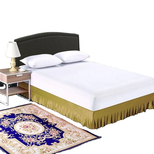 Runchao Hotel Bed Skirt Linen for Guestrooms