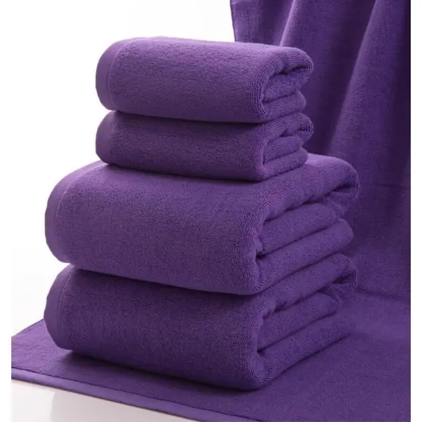 Five-Star Hotel Towel Set with Custom Logo