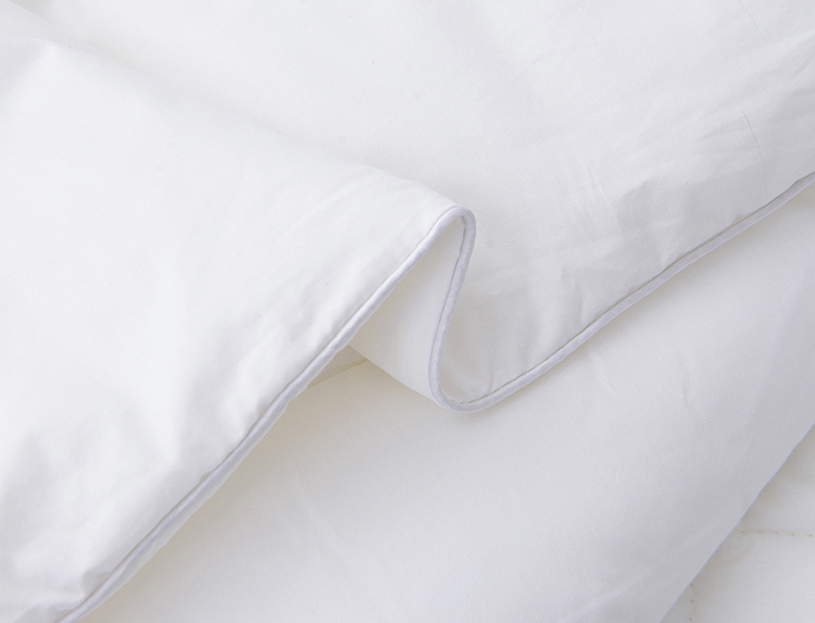 Luxury Hotel White 100% Cotton Comforter Set