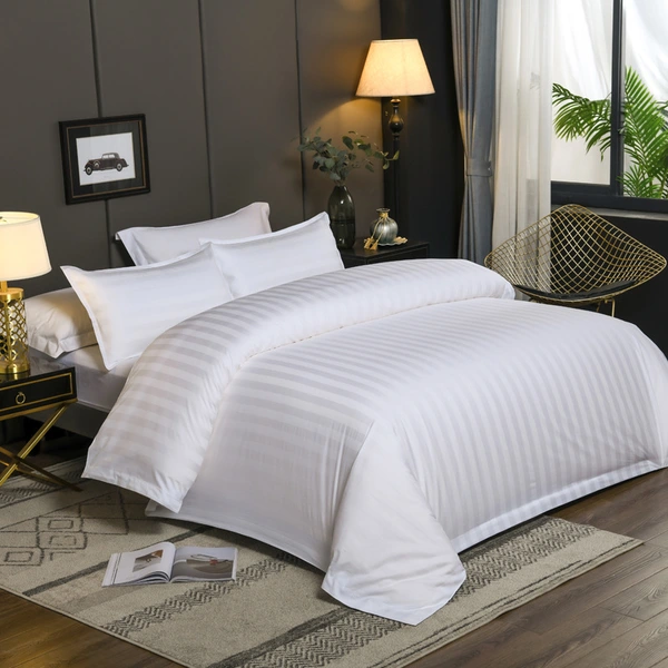 pure cotton four-piece muslim hotel bedding set 