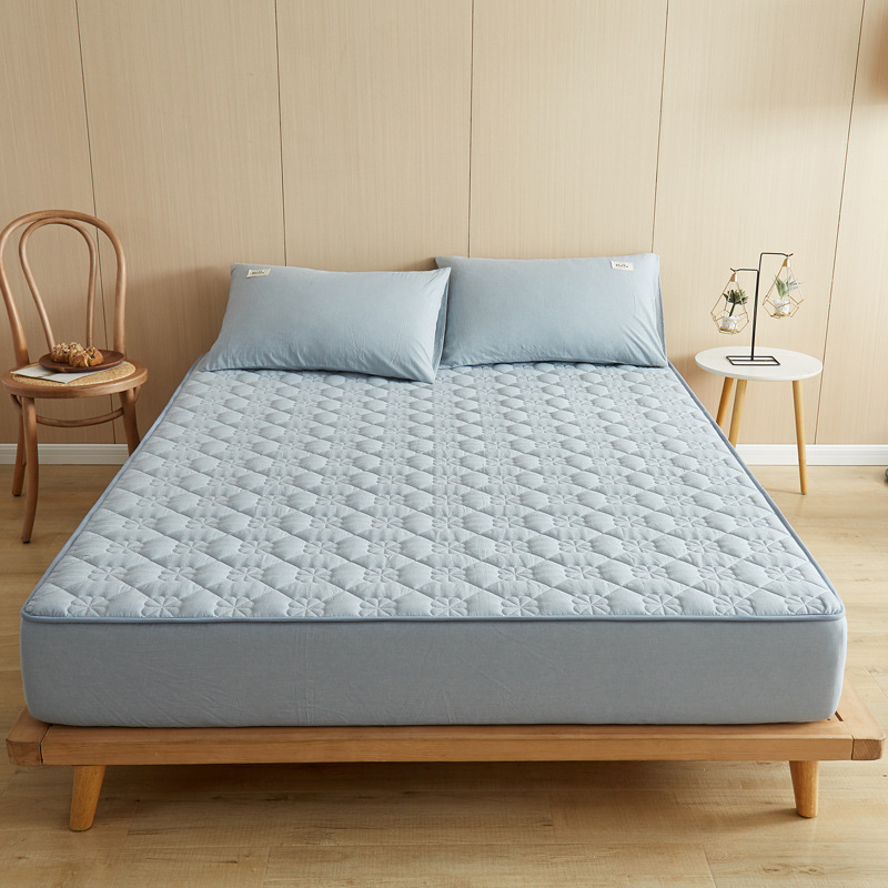 100% Cotton Waterproof Colorful Bed Sheet - Protector for All Sizes