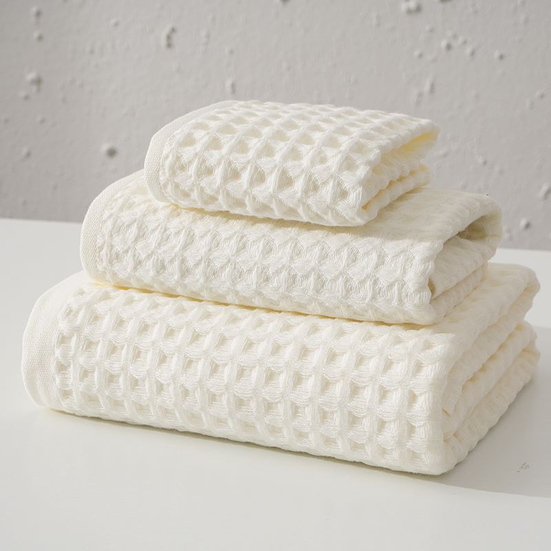 Soft Absorbent Cotton Waffle Towels for Adults | Wholesale