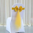 Elastic Wedding Bow-Decorative Chair Ribbon