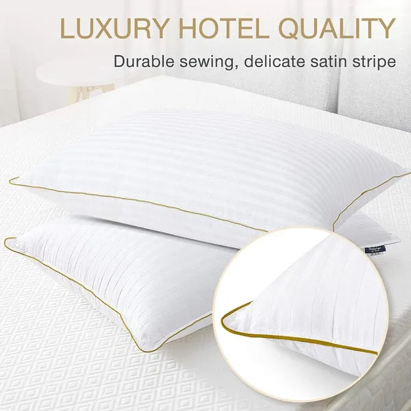 Cooling Cotton Pillow - Hotel Quality for All Sleepers