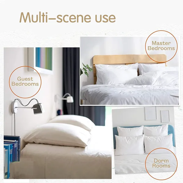 Cooling Cotton Pillow - Hotel Quality for All Sleepers