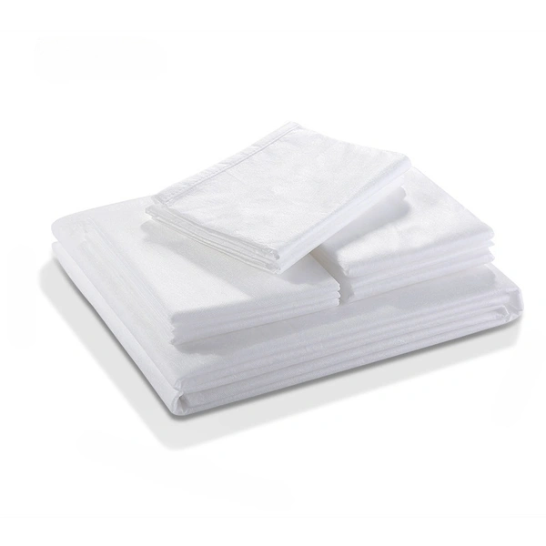Wholesale White Cotton Bed Sheet for Hotels, Schools, and Dorms