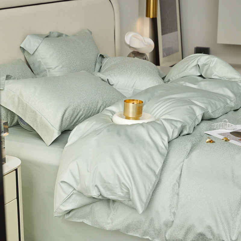 ملاءات سرير فاخرة من القطن الجاكار حسب الطلب