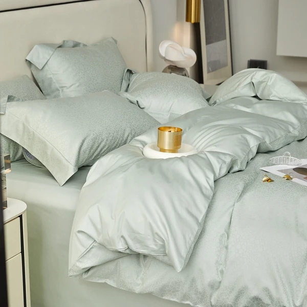 ملاءات سرير فاخرة من القطن الجاكار حسب الطلب