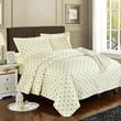 luxury cotton printed four-piece hotel bedding set 