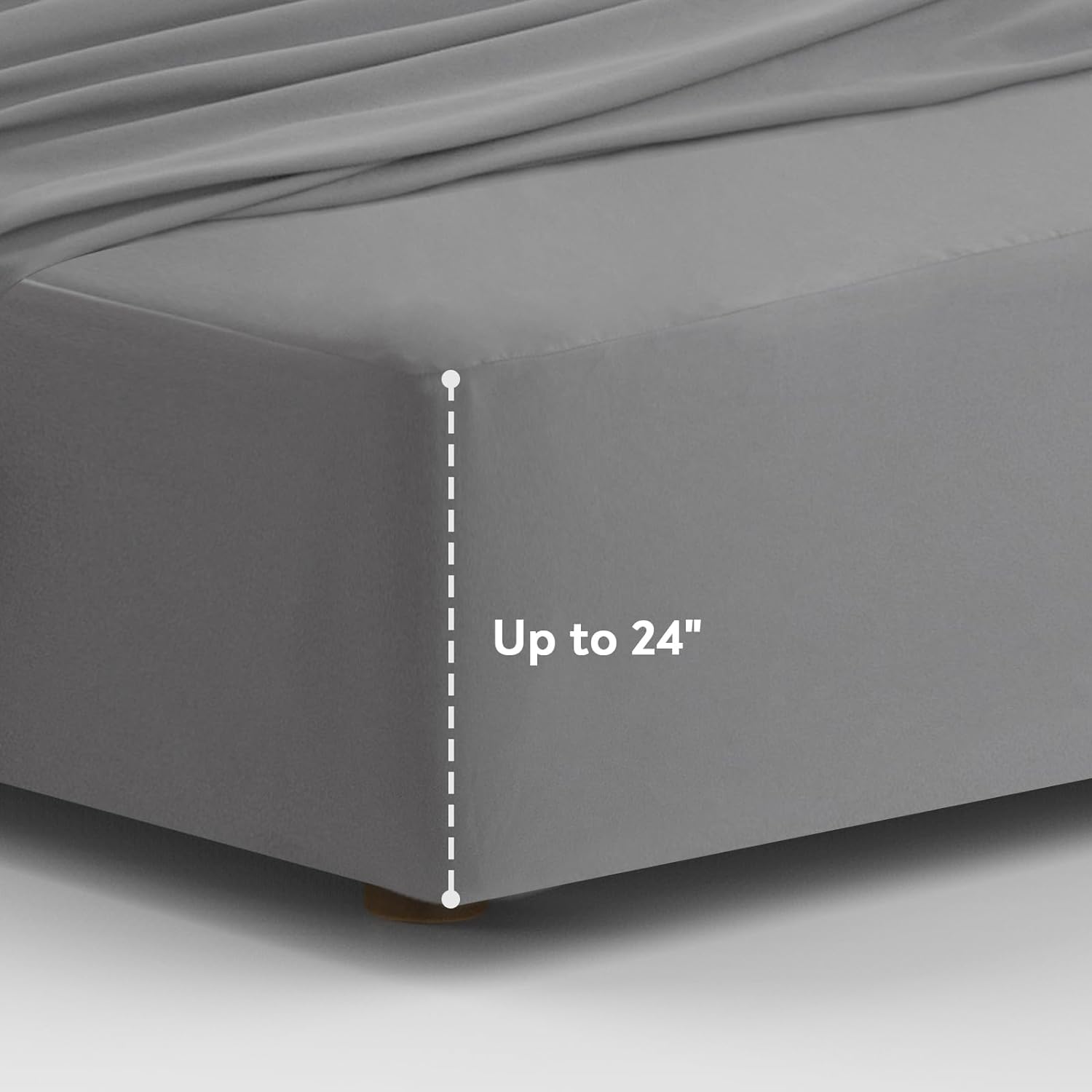 طقم ملاءات مرتبة هوائية عميقة الجيب - 4 قطع