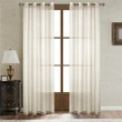 Factory Supply Natural Linen Curtain Living Room Bedroom Transparent Finished Gauze sheer drape valance
