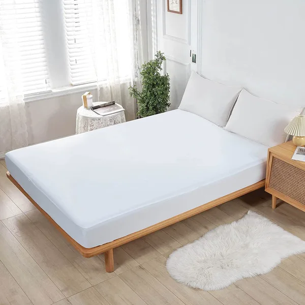 Sábana bajera ajustable de poliéster impermeable personalizada de 100 g/m²