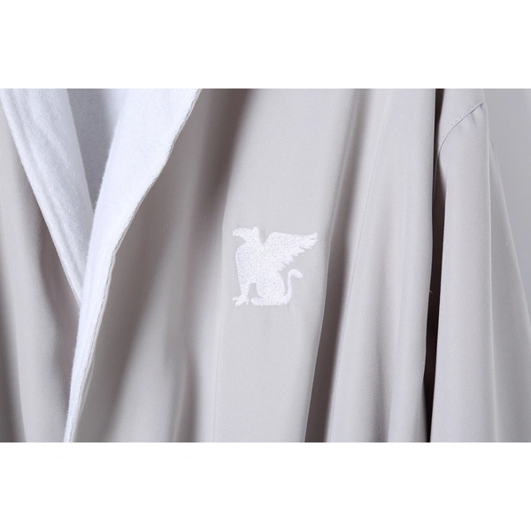 JW Marriott Hotel Comfortable Cotton Waffle Bathrobe with Hood